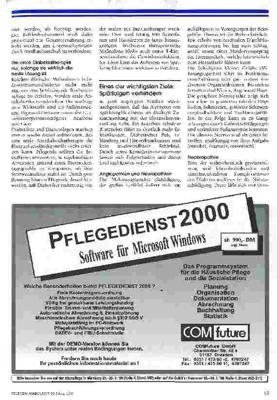 Vorschauseite 4: Diabetes mellitus 1. Teil: Individuelle Betreuung kann die Lebensqualität der Betroffenen entscheidend verbessern#