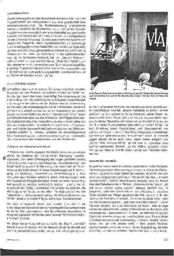 Vorschauseite 3: Die Bedürfnisse der Senioren im Heim