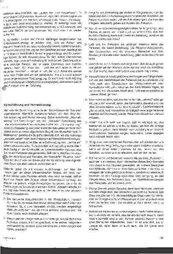 Vorschauseite 5: Die Bedürfnisse der Senioren im Heim