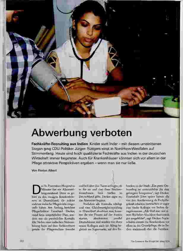 Vorschauseite 1: Abwerbung verboten