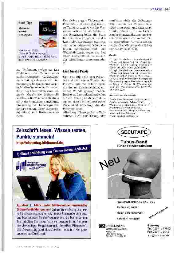 Vorschauseite 6: Nicht die Wunde, sondern der Mensch steht im Mittelpunkt