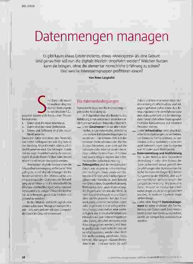 Vorschauseite 1: Datenmengen managen