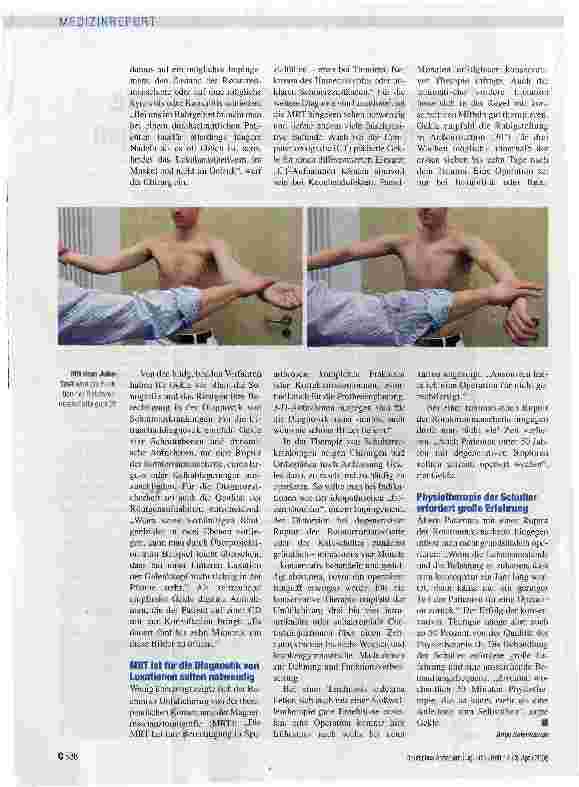 Vorschauseite 2: Chirurgen sollten Geduld für die konservative Therapie aufbringen