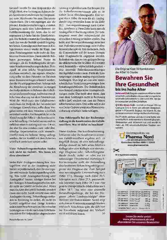 Vorschauseite 2: Richtige Rechnungsstellung für Heilpraktiker