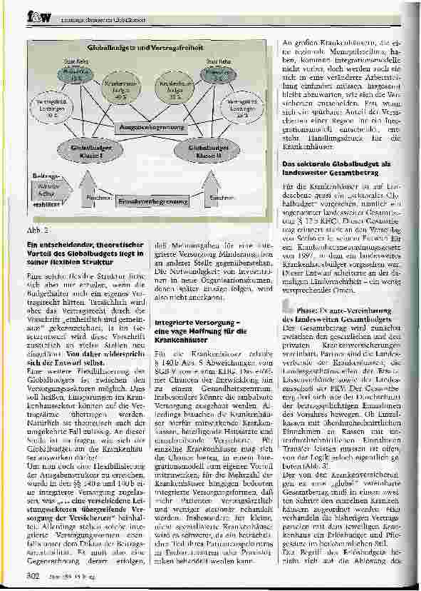 Vorschauseite 3: Leistungserbringer im Globalkorsett