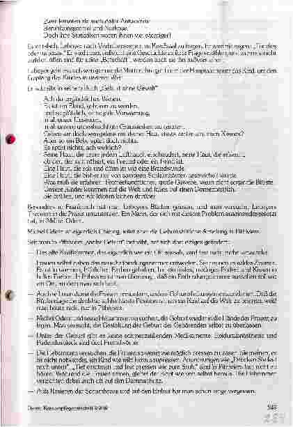 Vorschauseite 2: Die Sanfte Geburt - aus der Sicht der Hebamme