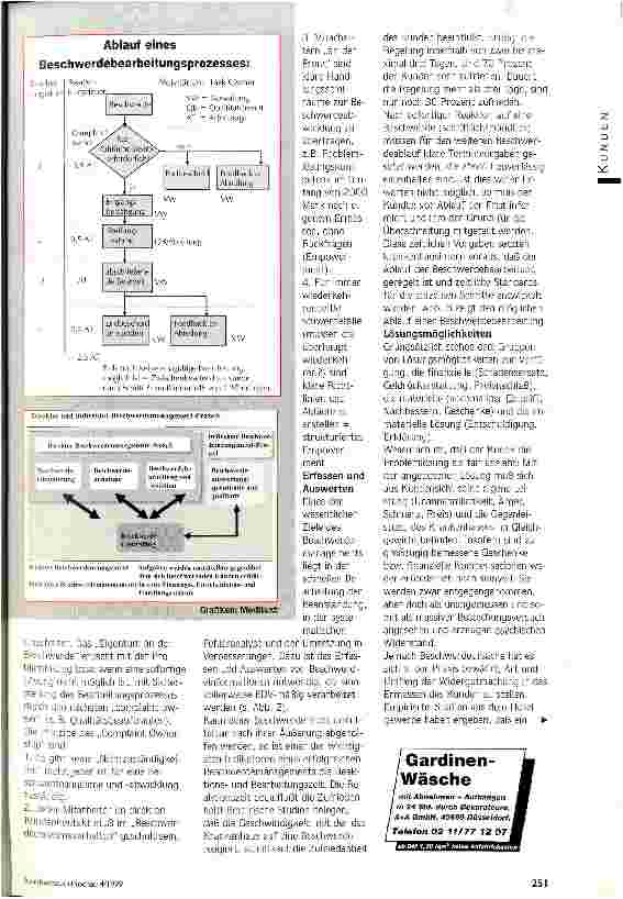 Vorschauseite 4: Wer sich beschwert, meint es gut Beschwerdemanagemt im Krankenhaus als Chance für Verbesserung
