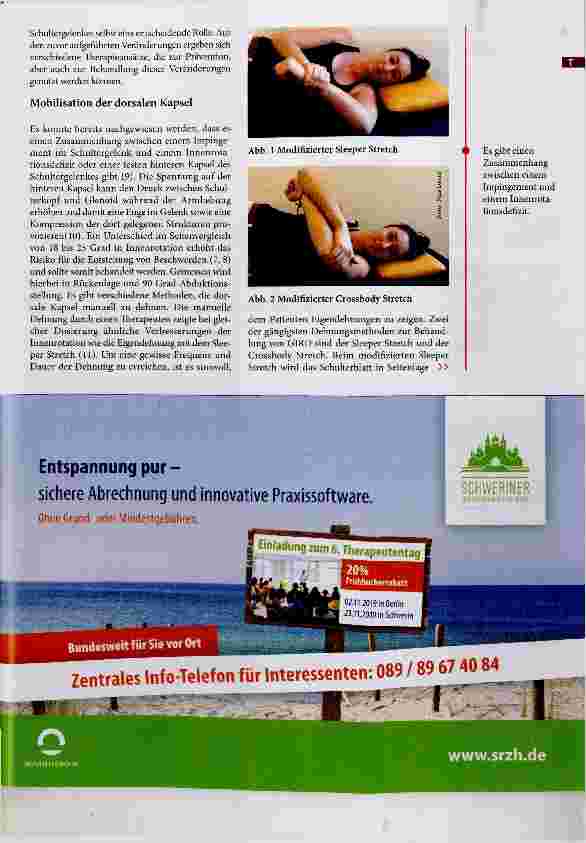 Vorschauseite 2: Überkopfsportarten und ihre Wirkung auf das Schultergelenk