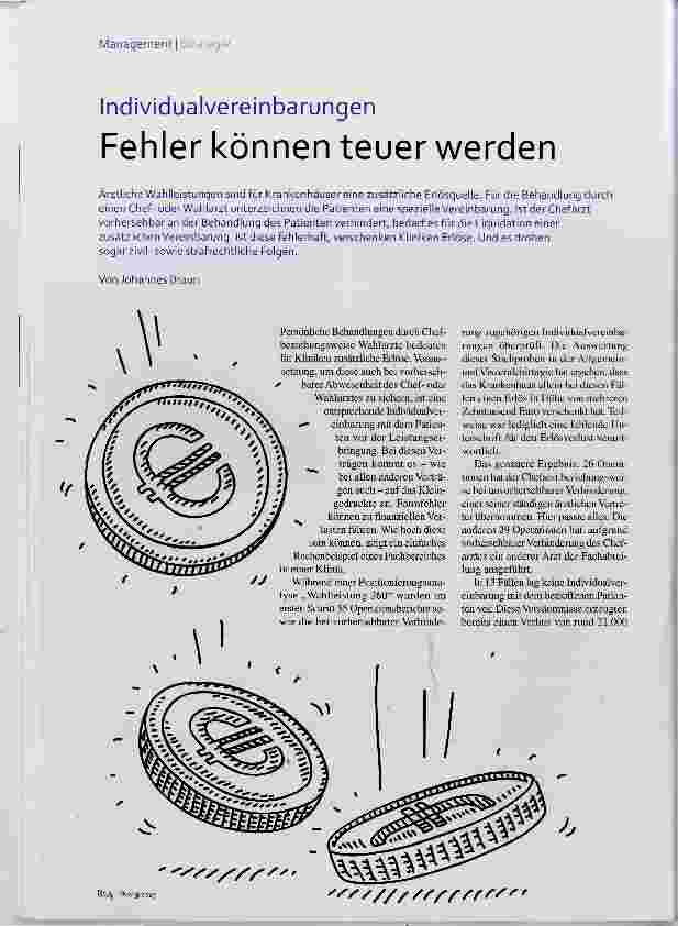 Vorschauseite 1: Individualvereinbarungen Fehler können teuer werden