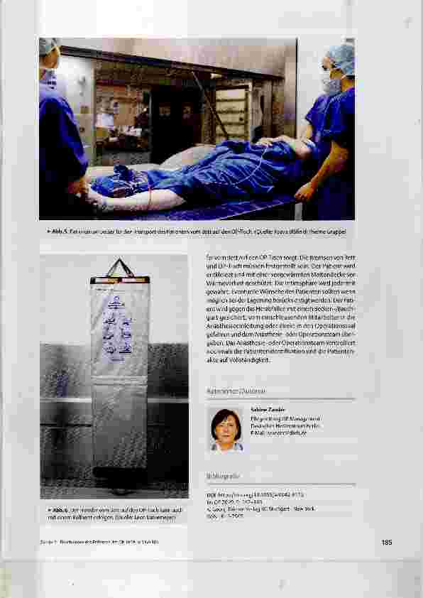 Vorschauseite 4: Einschleusen des Patienten
