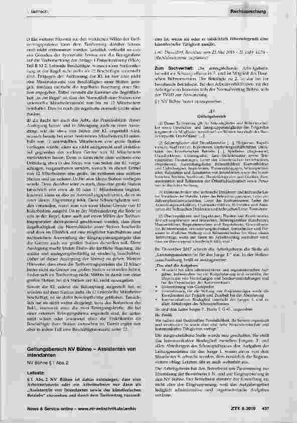 Vorschauseite 2: Eingruppierung als Stationsleiterin einer „großen“ Station (EntGO VKA)