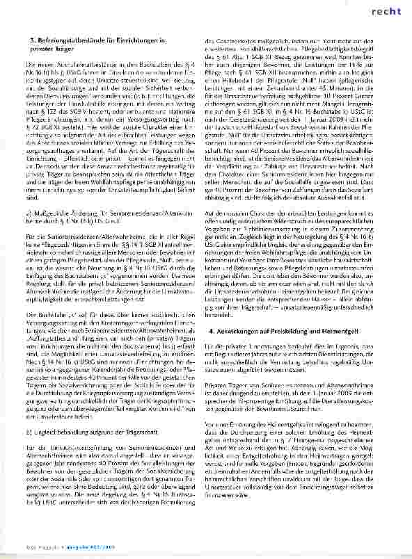 Vorschauseite 2: Ungleichbehandlung durch das Jahressteuergesetz 2009