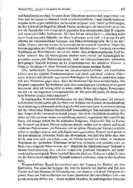Vorschauseite 3: Spiritual Care -ein neues Fachgebiet der Medizin