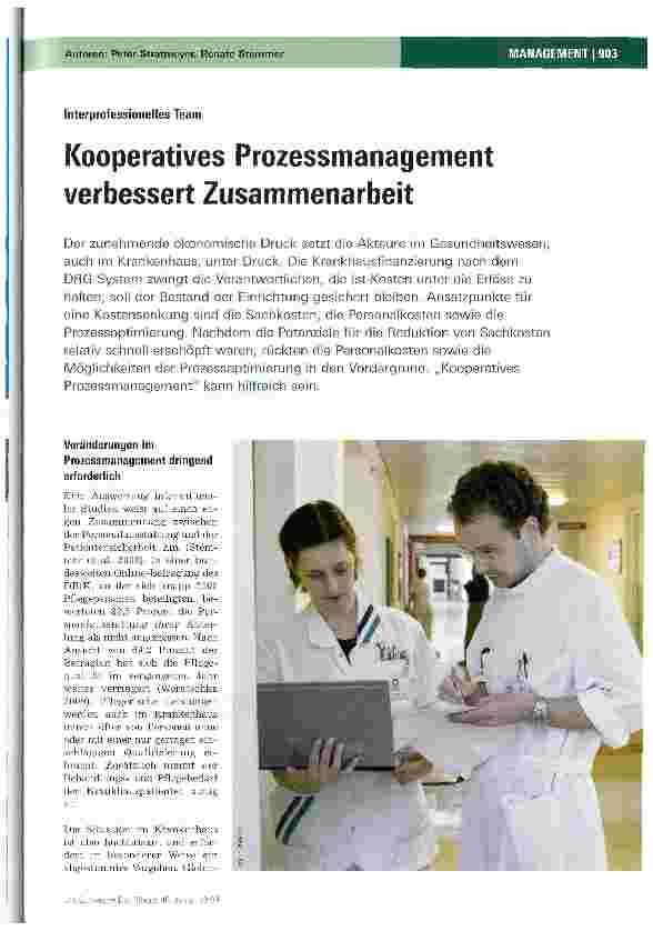 Vorschauseite 1: Kooperatives Prozessmanagement verbessert Zusammenarbeit
