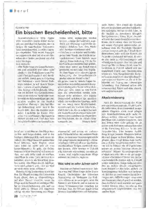Vorschauseite 3: Vom «Healer» zum «Dealer»