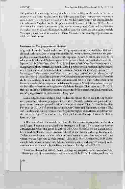 Vorschauseite 5: Öffnung von Pflegeeinrichtungen für den Sozialraum: Ergebnisse einer Studie zu Zielgruppen und Barrieren der Erreichbarkeit