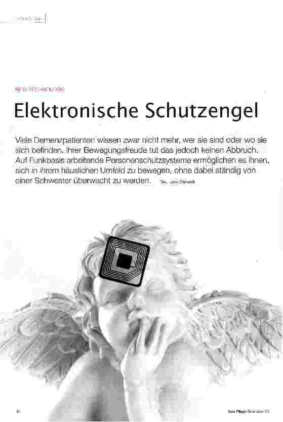 Vorschauseite 1: Elektronische Schutzengel