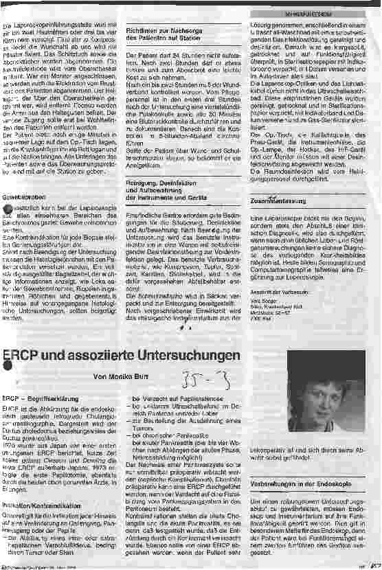 Vorschauseite 5: Vorbereitung, Untersuchungsablauf, Nachsorge bei einer Laparoskopie
