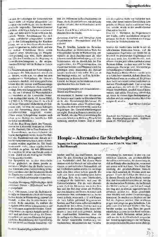 Vorschauseite 2: Ambulante Versorgung durch Sozialstationen im Spannungsfeld zwischen humanitärem Anspruch und ökonomischer Realität