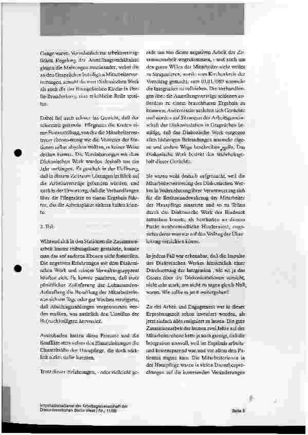 Vorschauseite 3: Integration der Hauspflege: Erfahrungen aus Tempelhof