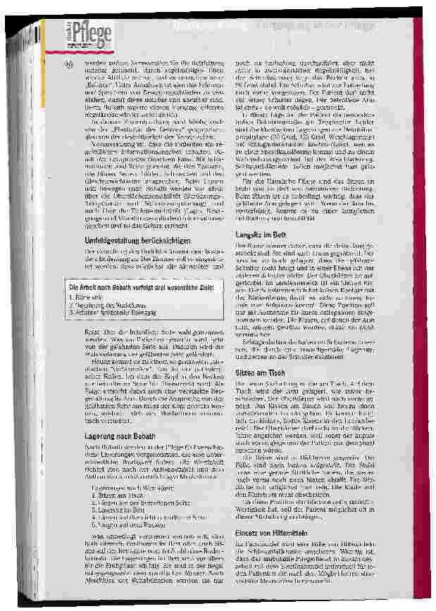 Vorschauseite 2: Pflegepraxis für die interne Fortbildung Teil 12: Rehabilitative Pflege nach dem Bobath-Konzept