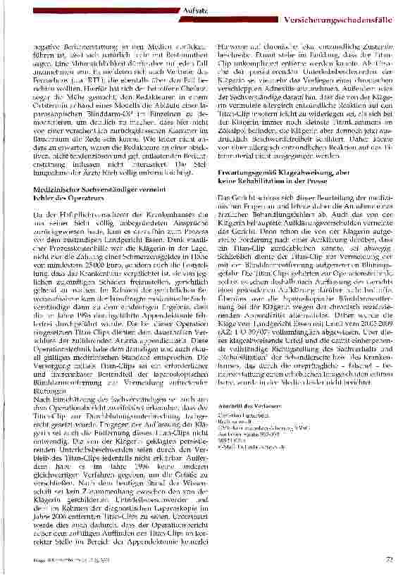 Vorschauseite 3: Der vermeintliche „Super-GAIT im OP und seine fatalen Folgen für das Krankenhaus