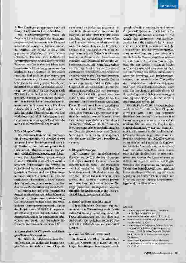 Vorschauseite 3: Betreuungschance für Sicherheitsfachkräfte
