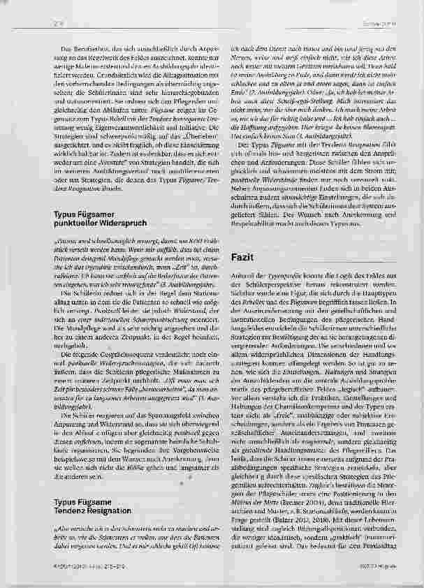Vorschauseite 4: Chamäleonkompetenz oder Rebellen und Fügsame in der Pflegeausbildung