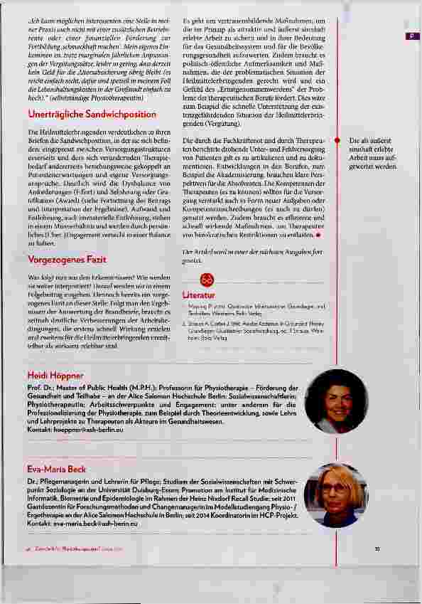 Vorschauseite 4: Verärgerte Therapeuten