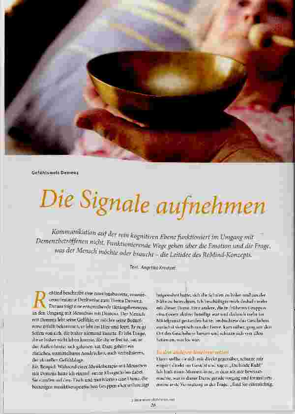 Vorschauseite 1: Die Signale aufnehmen