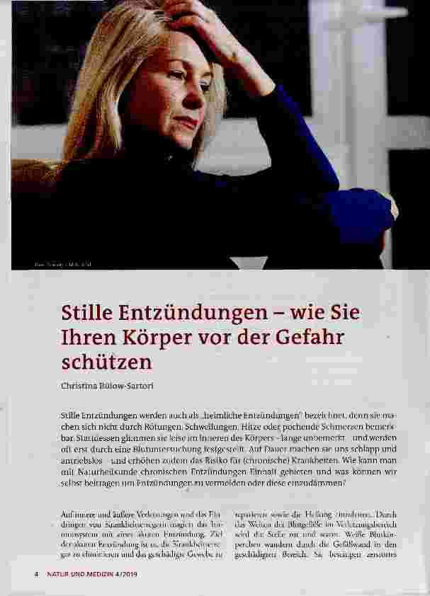 Vorschauseite 1: Stille Entzündungen wie Sie Ihren Körper vor der Gefahr schützen