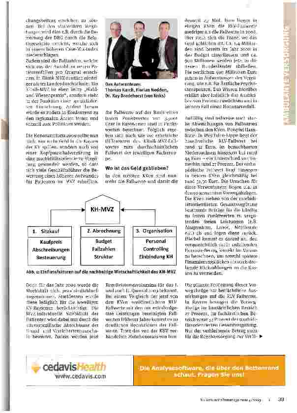 Vorschauseite 2: Wie kommt das Klinik-MVZ aus der Verlustzone?