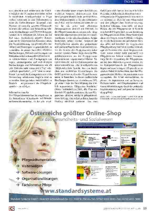 Vorschauseite 3: Grundlagen der Pflegedokumentation