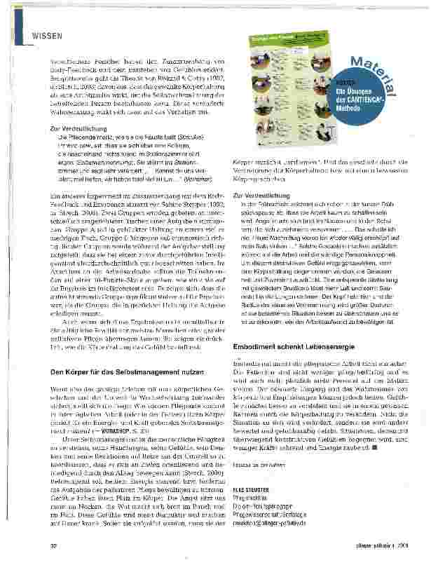 Vorschauseite 3: Embodiment - wie der Körper auf die Psyche wirken kann