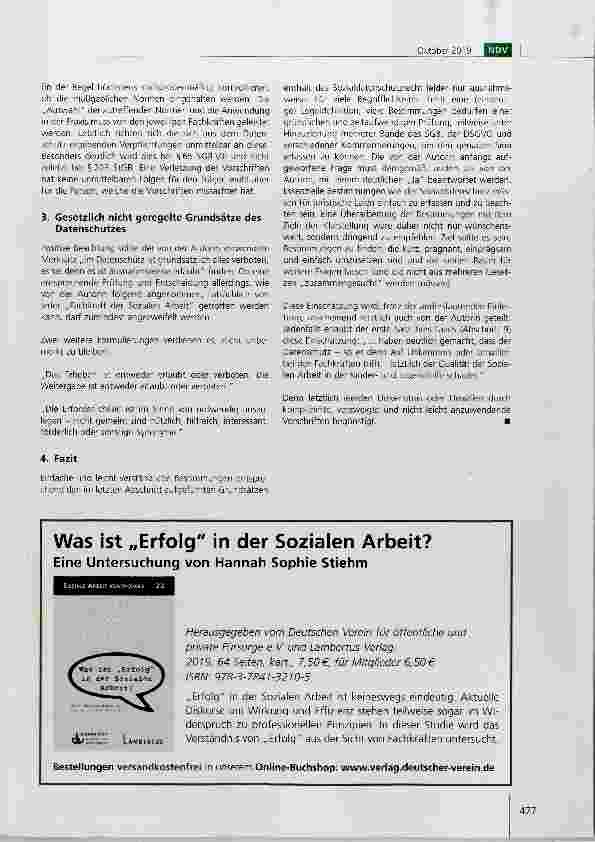 Vorschauseite 3: Datenschutz als qualitatives Element der Kinderund Jugendhilfe
