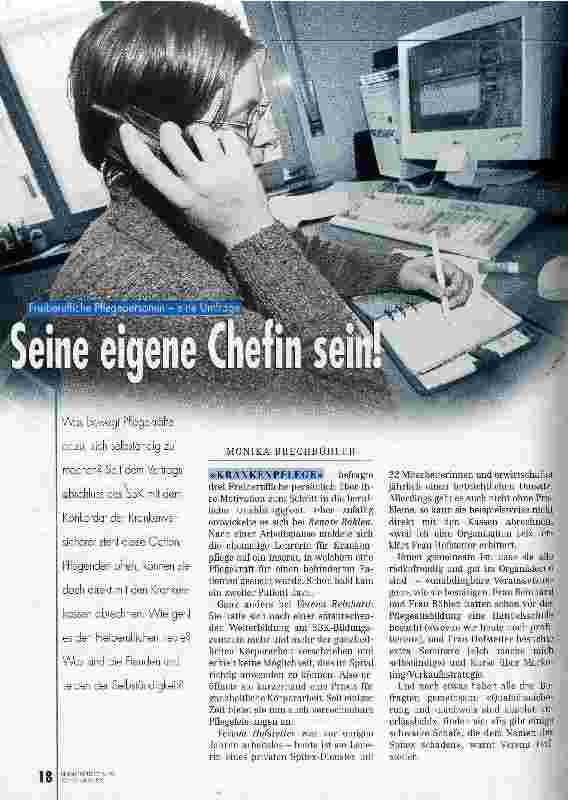 Vorschauseite 1: Seine eigene Chefin sein!