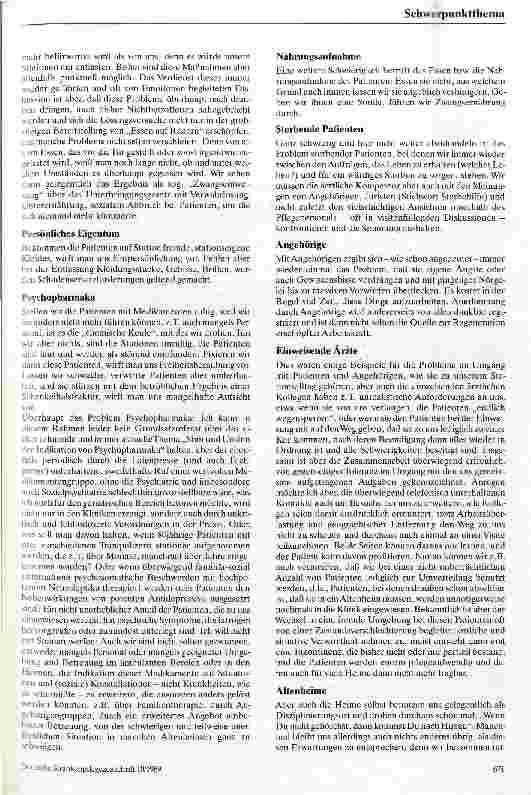Vorschauseite 3: Gerontopsychiatrie - Arbeit im Abseits?
