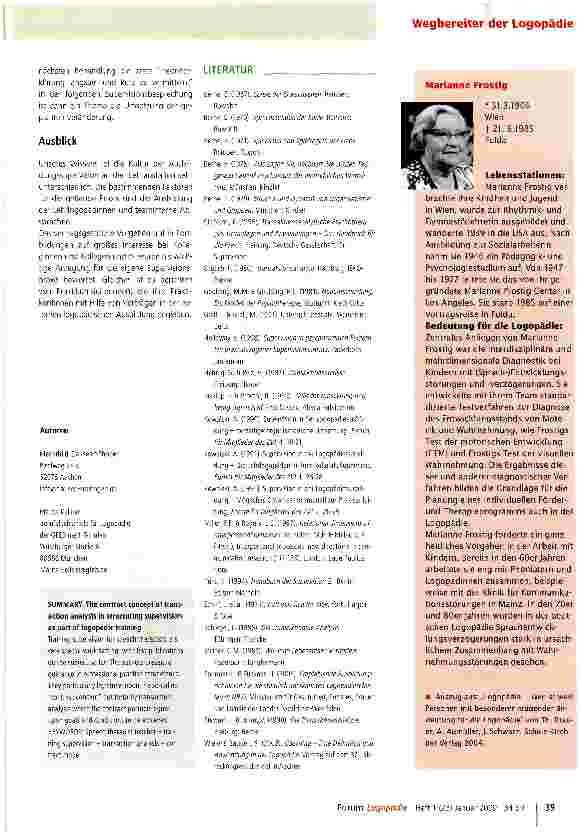 Vorschauseite 6: Das Vertragskonzept der Transaktionsanalyse in der Gestaltung von logopädischer Ausbildungssupervision