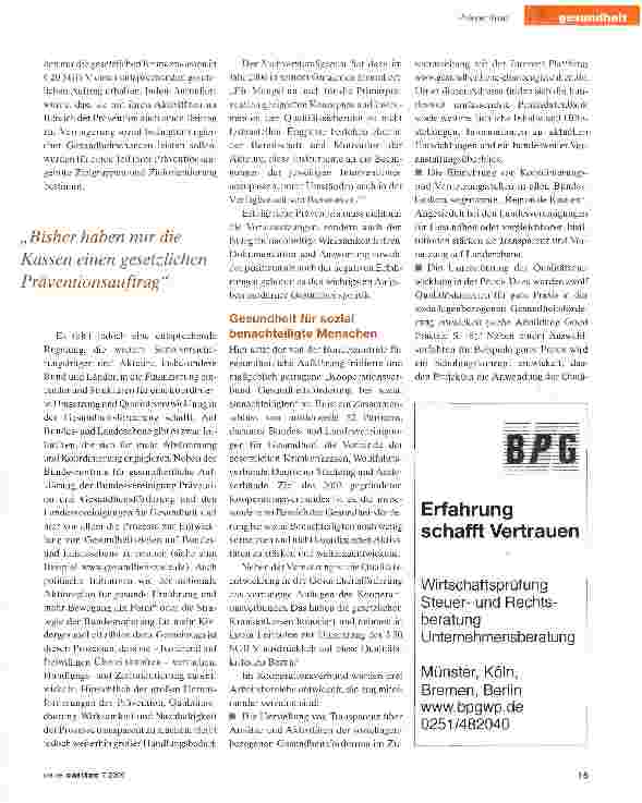 Vorschauseite 2: Wer arm ist, stirbt früher