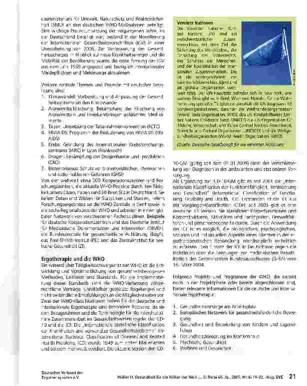 Vorschauseite 3: Gesundheit für die Völker der Welt