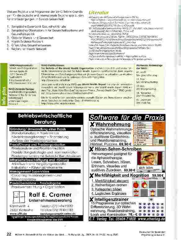 Vorschauseite 4: Gesundheit für die Völker der Welt