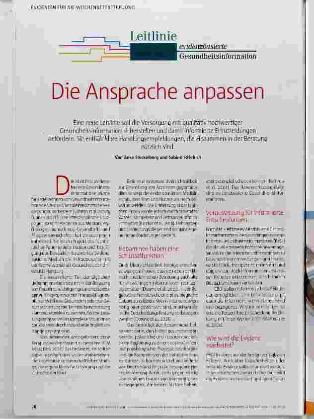 Vorschauseite 1: Die Ansprache anpassen