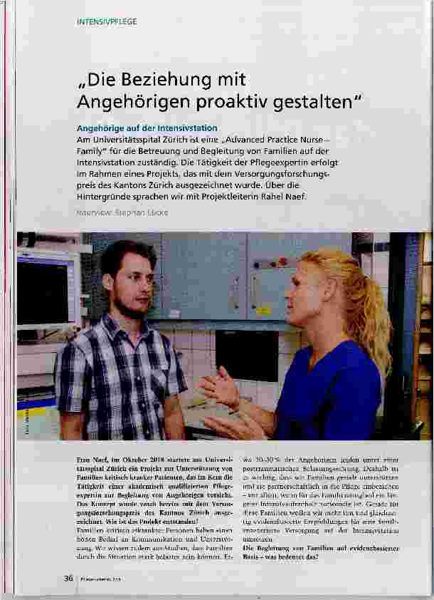 Vorschauseite 1: Die Beziehung mit Angehörigen proaktiv gestalten