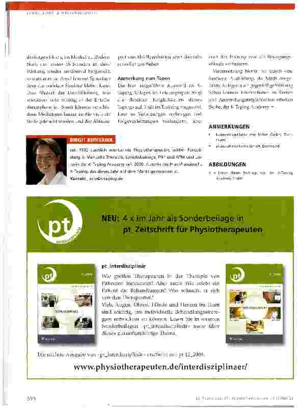 Vorschauseite 6: K-Taping® im Leistungssport