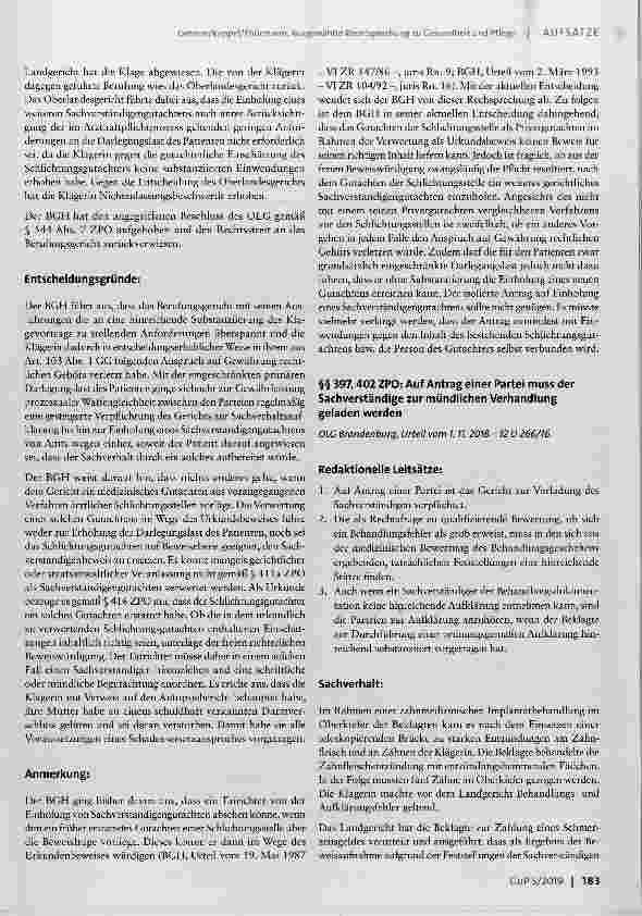 Vorschauseite 4: Ausgewählte Rechtsprechung zu Gesundheit und Pflege