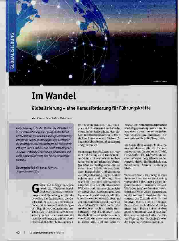 Vorschauseite 1: Im Wandel