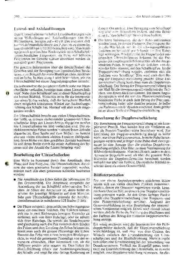 Vorschauseite 2: Methode und Technik der Angiodynographie