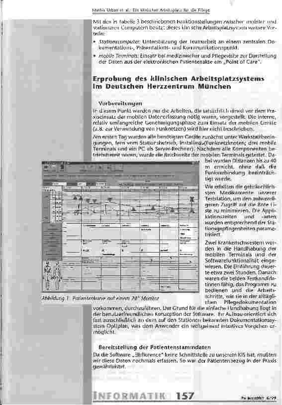 Vorschauseite 5: Ein klinischer Arbeitsplatz für die Pflege Aktuelle Möglichkeiten, Vorstellung und Erprobung einer Prototypenentwicklung