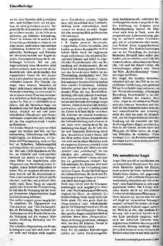 Vorschauseite 2: Die Angst des kranken Menschen