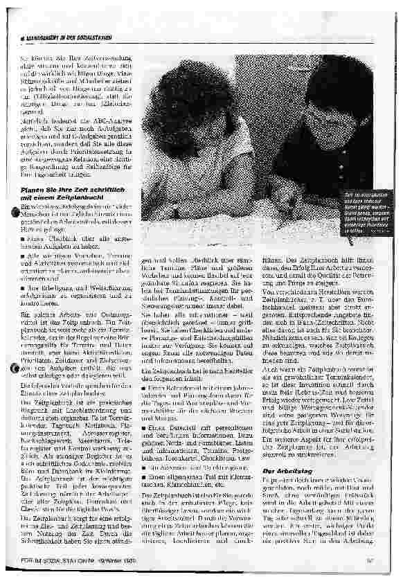 Vorschauseite 4: Wenn die Uhr davonläuft - Zeitplanung in der Altenpflege Management in der Sozialstation